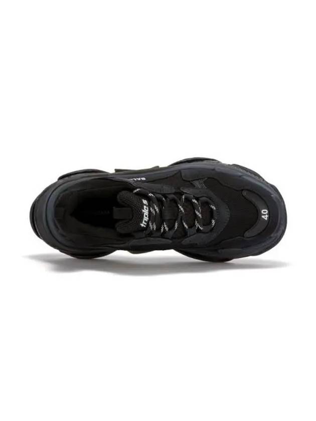 Triple S Sneakers Clear Sole Black - BALENCIAGA - BALAAN 4