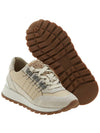 Women's Wool Low Top Sneakers Beige - BRUNELLO CUCINELLI - BALAAN.