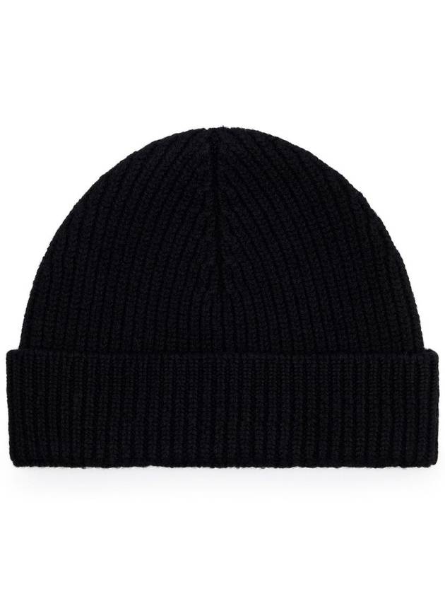 Heart Logo Wool Beanie Black - AMI - BALAAN 3