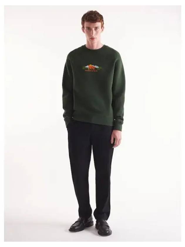 Men s National Park Comfort Sweatshirt Ranger Green Domestic Product - MAISON KITSUNE - BALAAN 1