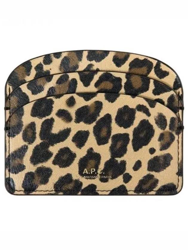 Demi Lune Card Wallet Leopard - A.P.C. - BALAAN 2