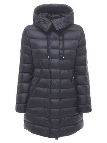 1D50100 C0384 778 COBALT Quilted Shell Down Coat Navy Women s Padding TR 270838 - MONCLER - BALAAN 1