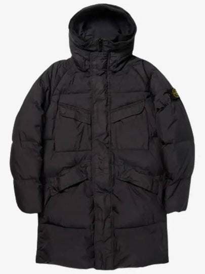 Wappen Patch Crinkle Reps Long Padding Black - STONE ISLAND - BALAAN 2