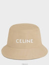 Bucket Hat Cotton Gabardine - CELINE - BALAAN 1