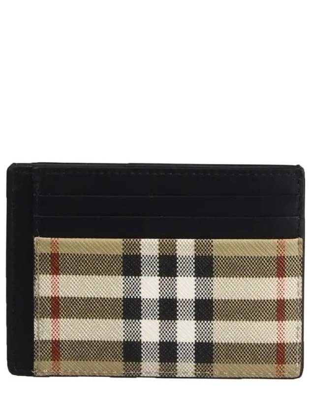 Check Print Buckle Card Wallet Beige - BURBERRY - BALAAN 2