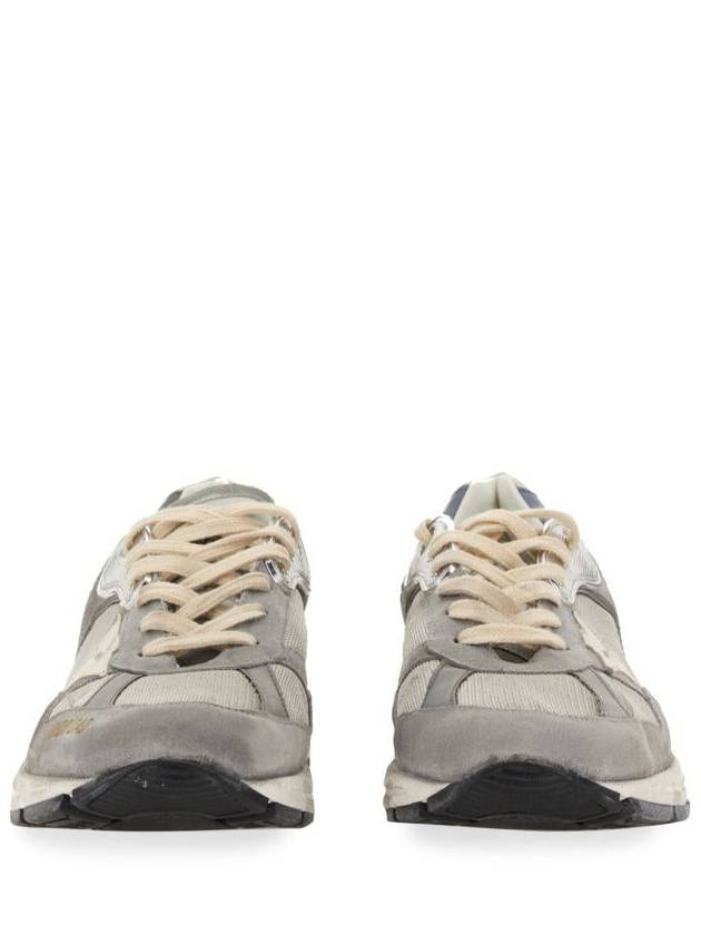 Dad-Star Low Top Sneakers Grey Silver White - GOLDEN GOOSE - BALAAN 7