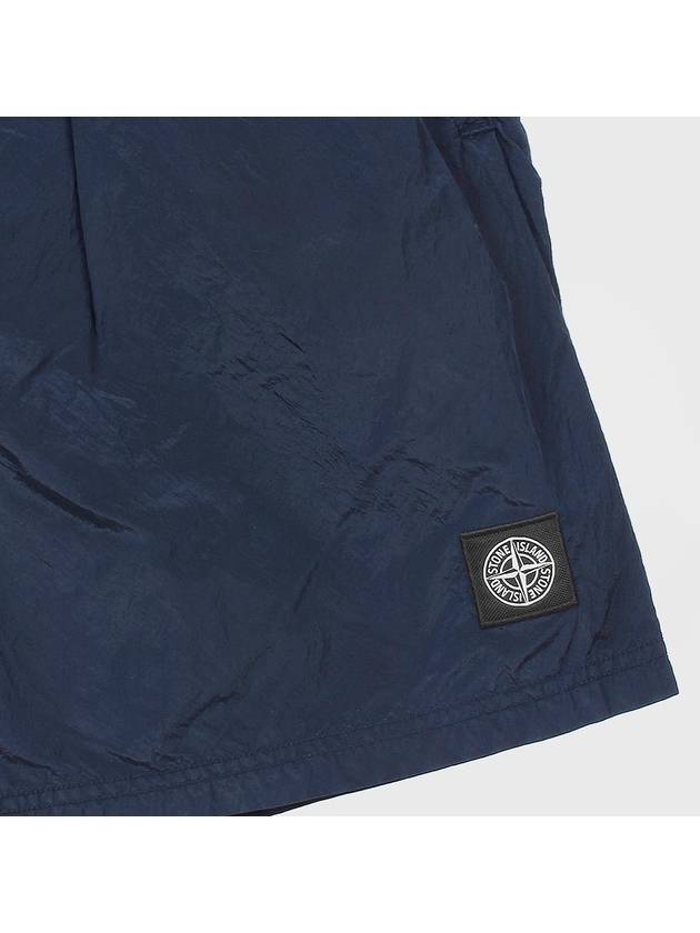 Men's Logo Swim Shorts Blue - STONE ISLAND - BALAAN.