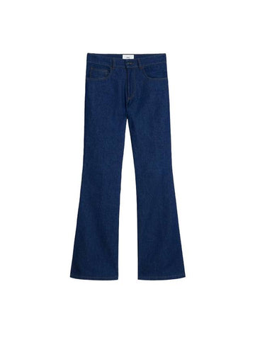 Flare Fit Jeans Indigo - AMI - BALAAN 1