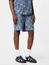 Monogram Printed Denim Shorts Indigo - LOUIS VUITTON - BALAAN 5