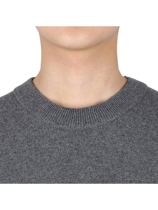 Crew Neck Cashmere Knit Top Grey - MAISON MARGIELA - BALAAN 6