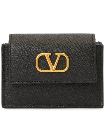 V logo signature women s card wallet P0X36SNP 0NO - VALENTINO - BALAAN 1