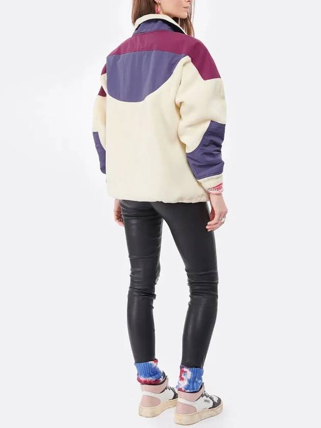 Color Block Hoodie Ivory - ISABEL MARANT - BALAAN 4