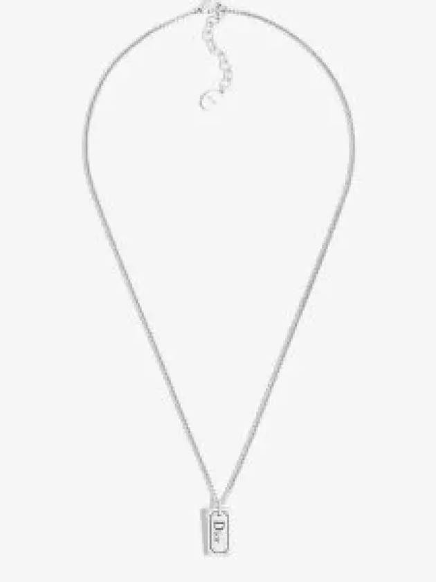 Plate Pendant Necklace Silver - DIOR - BALAAN 2