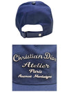 Atelier Base Ball Cap Blue - DIOR - BALAAN 6