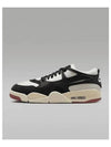 Air Jordan 4 RM Low Top Sneakers White Black - NIKE - BALAAN 2