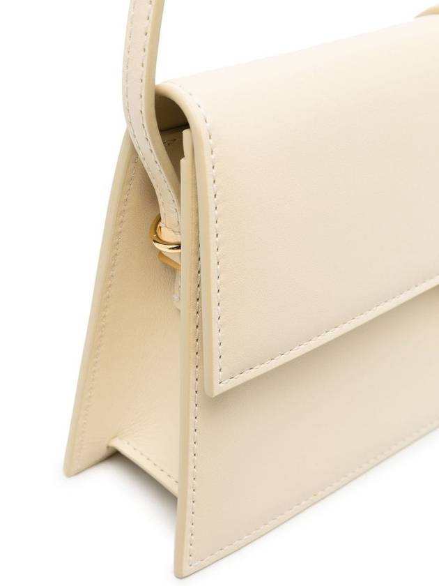 Le Bambino Long Flap Shoulder Bag Ivory - JACQUEMUS - BALAAN 6