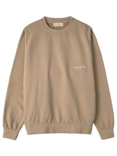 Micro wordmark sweatshirt sand t shirt - MUSEUM OF PEACE & QUIET - BALAAN 1