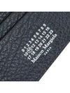 Stitched Leather Bifold Half Wallet Black - MAISON MARGIELA - BALAAN 6