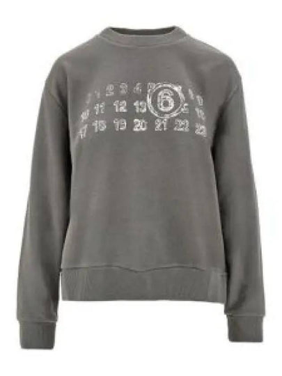 Numbering Logo Sweatshirt Washing Grey - MAISON MARGIELA - BALAAN 2