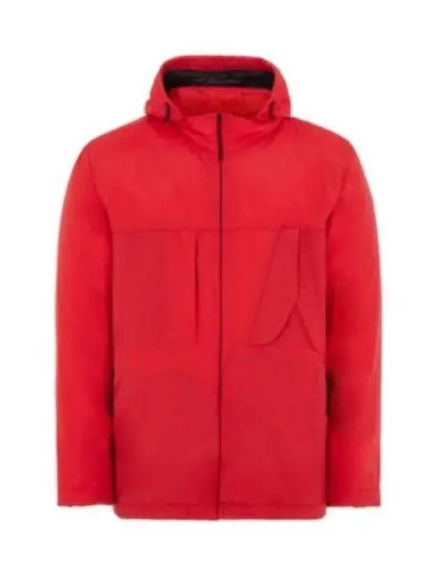 Compass Embroidered Hooded Jacket Red - STONE ISLAND - BALAAN 2