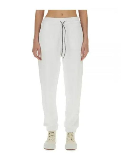 Logo Classic Drawstring Cotton Track Pants White - VIVIENNE WESTWOOD - BALAAN 2