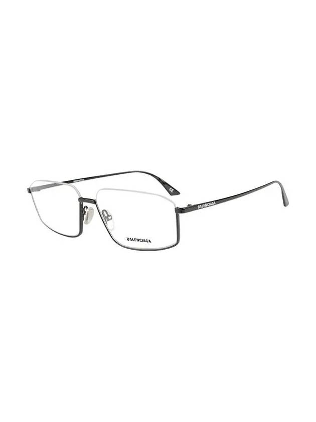 Inverted Rimless Metal Eyeglasses Black - BALENCIAGA - BALAAN 4