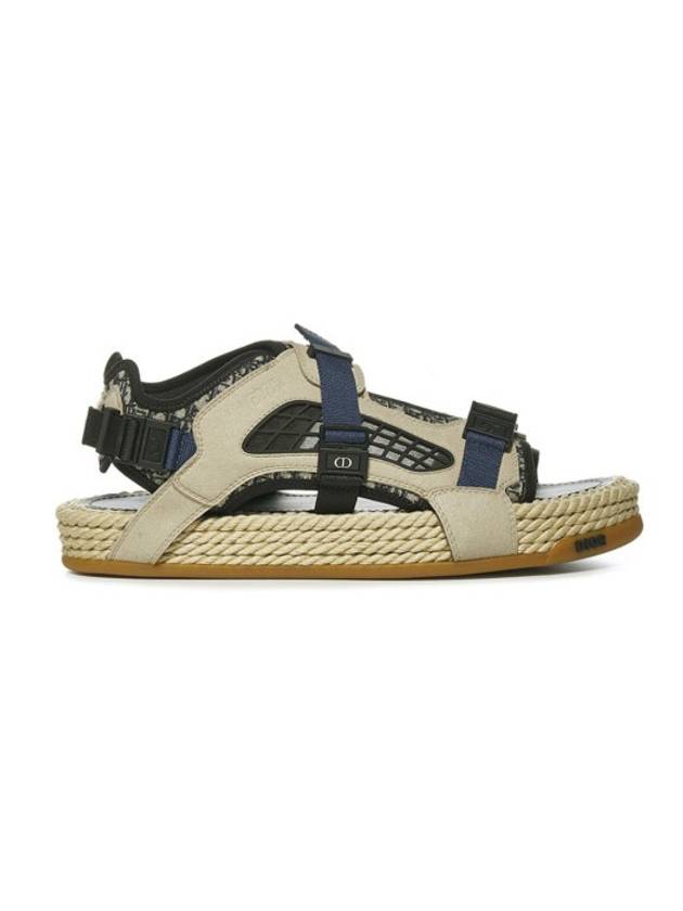 oblique atlas suede sandals - DIOR - BALAAN.