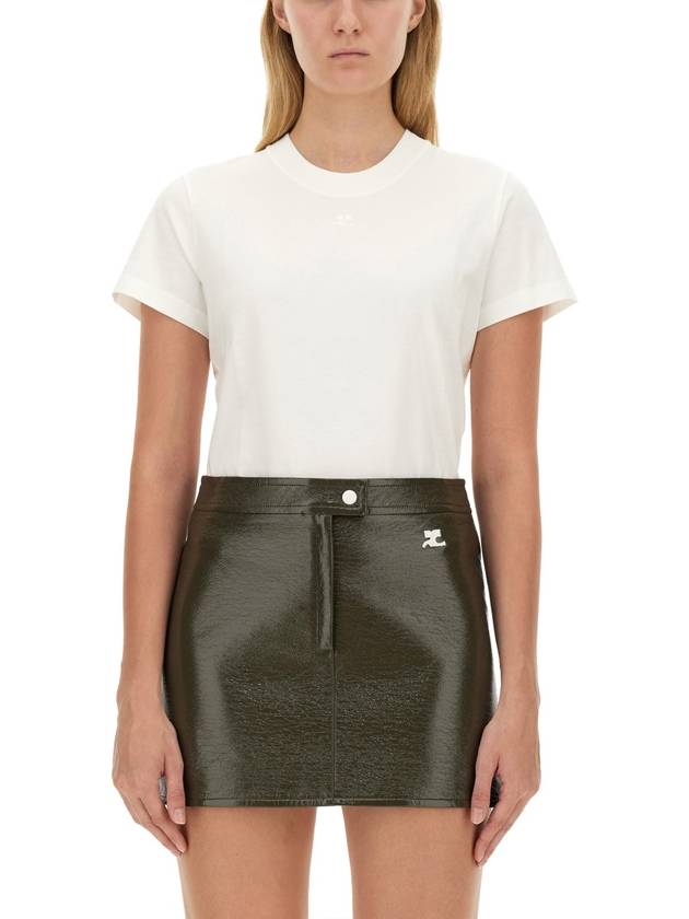 T-SHIRT IN COTONE - COURREGES - BALAAN 1