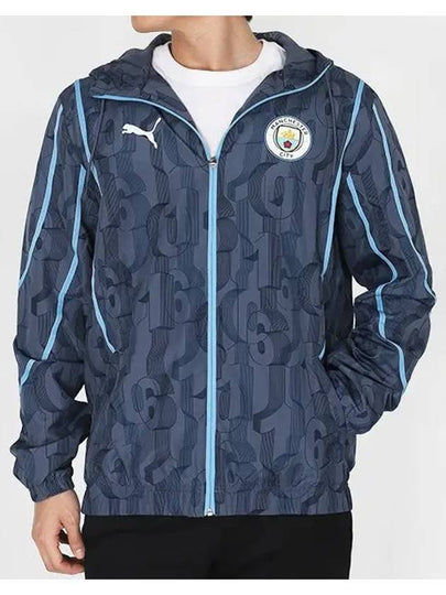 Manchester City Pre Match Woven Windbreaker Navy - PUMA - BALAAN 2