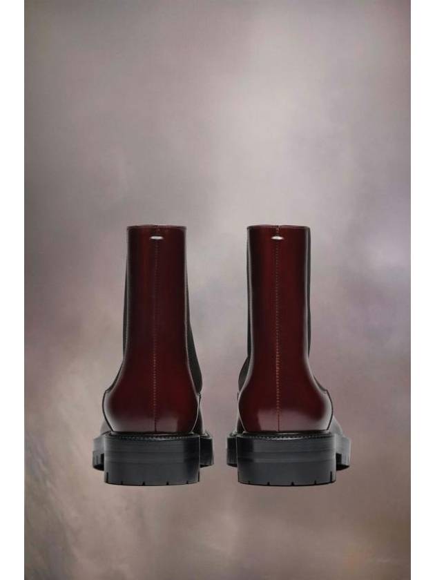 Tabi County Chelsea Boots Burgundy - MAISON MARGIELA - BALAAN 4