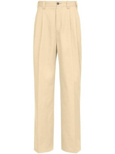 Skater Chino Wide Pants Pink Beige - MAISON MARGIELA - BALAAN 1