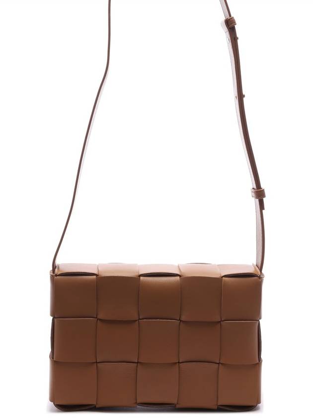 Intrecciato Cassette Cross Bag Caramel - BOTTEGA VENETA - BALAAN 5