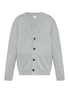 Classic Cashmere Cardigan Grey - BOTTEGA VENETA - BALAAN 2