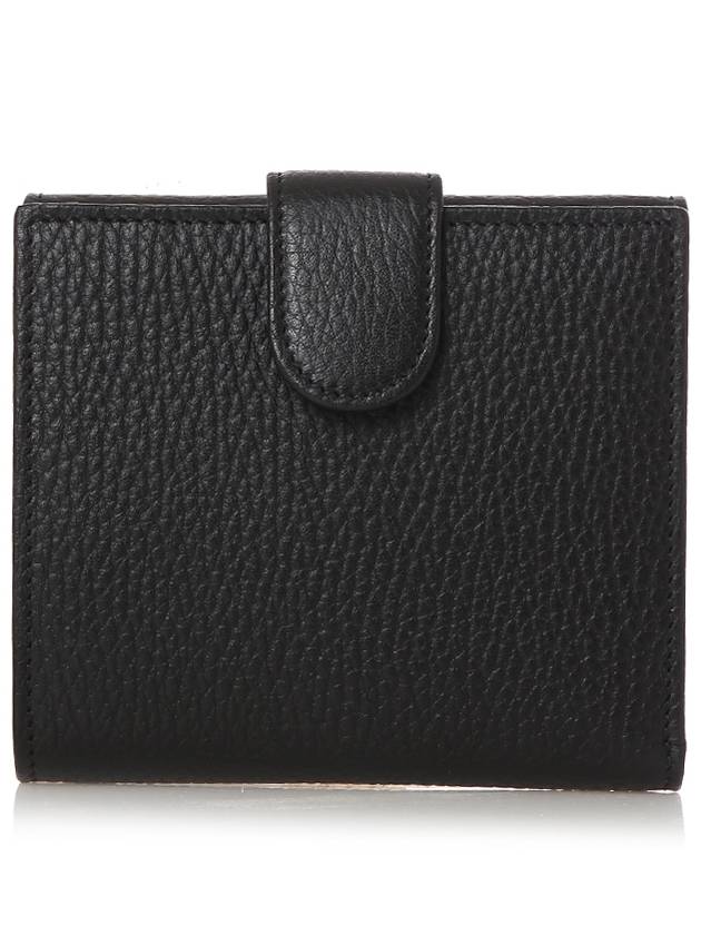 GG Interlocking Half Wallet Black - GUCCI - BALAAN 4