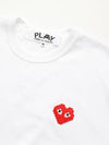 Pixel Red Heart Waffen Short Sleeve T Shirt - COMME DES GARCONS PLAY - BALAAN 3