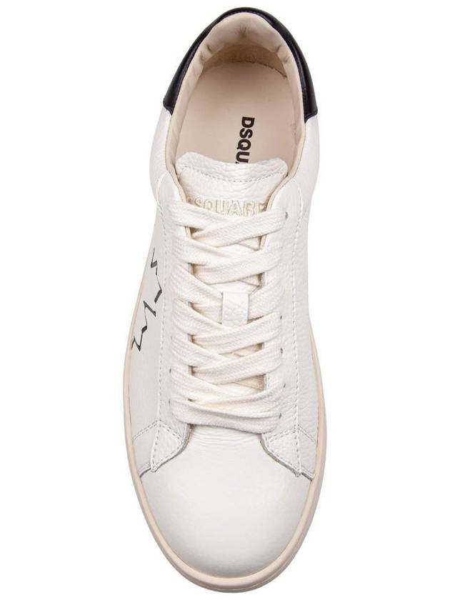 DSQUARED2 Soft Leather Sneakers - DSQUARED2 - BALAAN 3