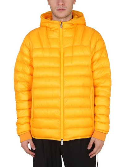 Taito Nylon Hooded Short Padding Yellow - MONCLER - BALAAN 2