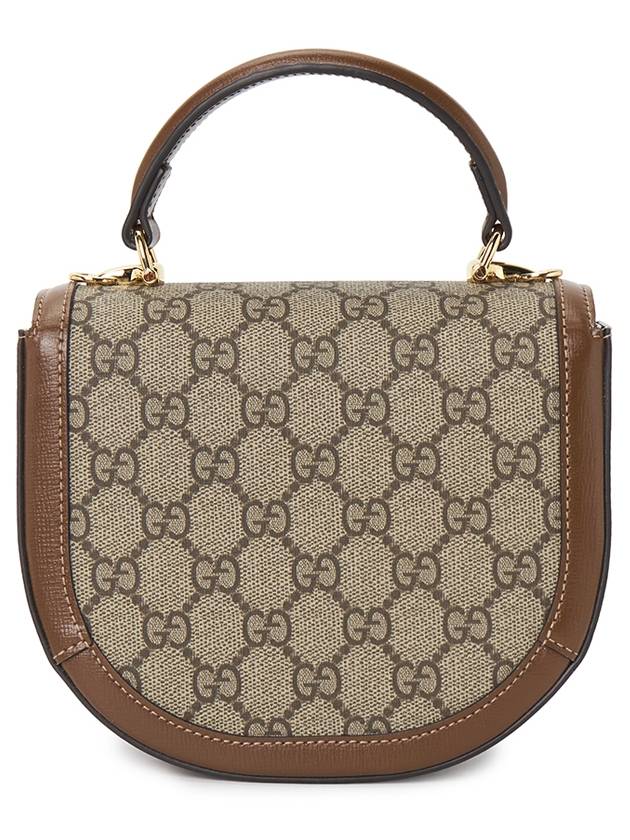 Horsebit 1955 Mini Top Handle Cross Bag Beige Brown - GUCCI - BALAAN 4