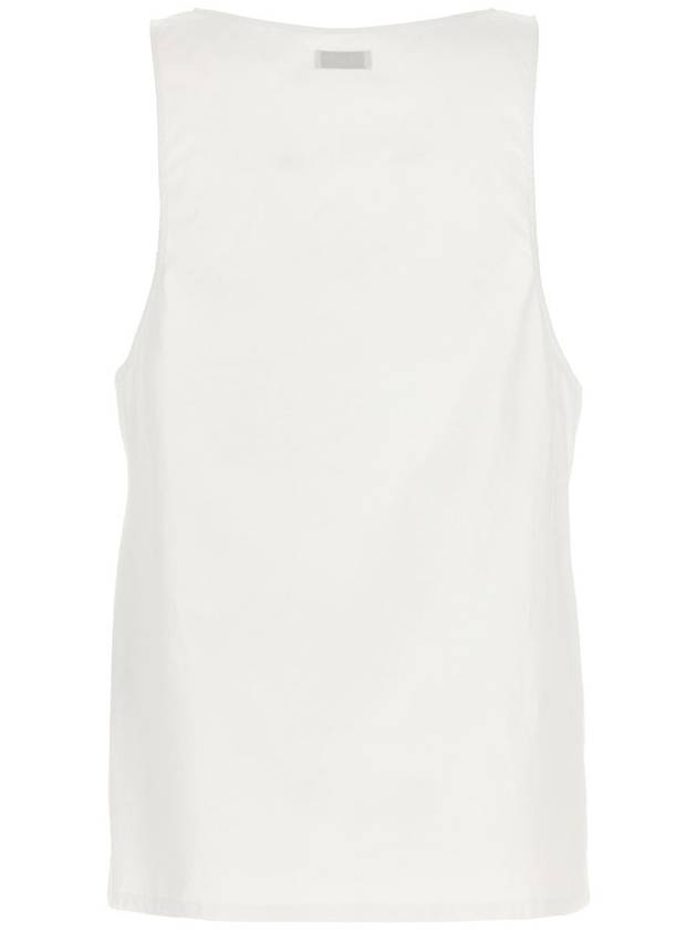 Semi See-through Henry Tank Top 790074Y227W - SAINT LAURENT - BALAAN 3