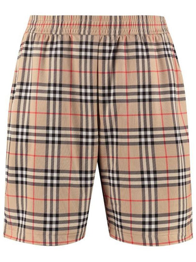 Vintage Check Technical Twill Shorts Beige - BURBERRY - BALAAN 2