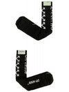 arrow pattern knit socks black - OFF WHITE - BALAAN 5