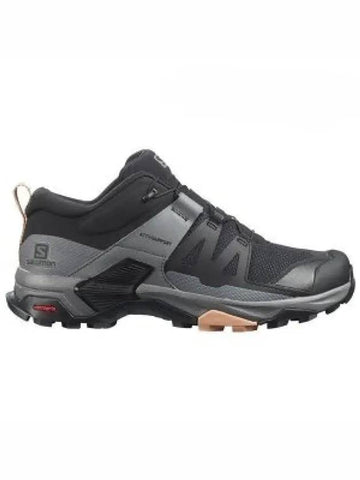 X Ultra 4 Waterproof Hiking Low Top Sneakers Black - SALOMON - BALAAN 1