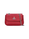 Saffiano Biogreen Small Perth Cross Bag Red 52020005 S000B H407 - VIVIENNE WESTWOOD - BALAAN 1