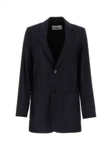 Navy wool single jacket 271922 - AMI - BALAAN 1