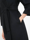 MAXMARA ARONA belt coat black 90160439 013 IT38 IT40 - S MAX MARA - BALAAN 4