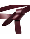 Isabel Marant Lecce Belt Dark Burgundy - ISABEL MARANT - BALAAN 3