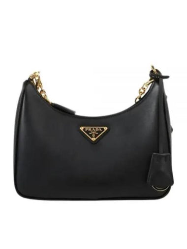 1BC204 QOM 2CYS F0002 Re edition leather mini bag - PRADA - BALAAN 1