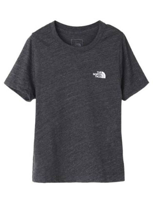 Women's Simple Logo Tri-Blend Short Sleeve T-Shirt - THE NORTH FACE - BALAAN 1