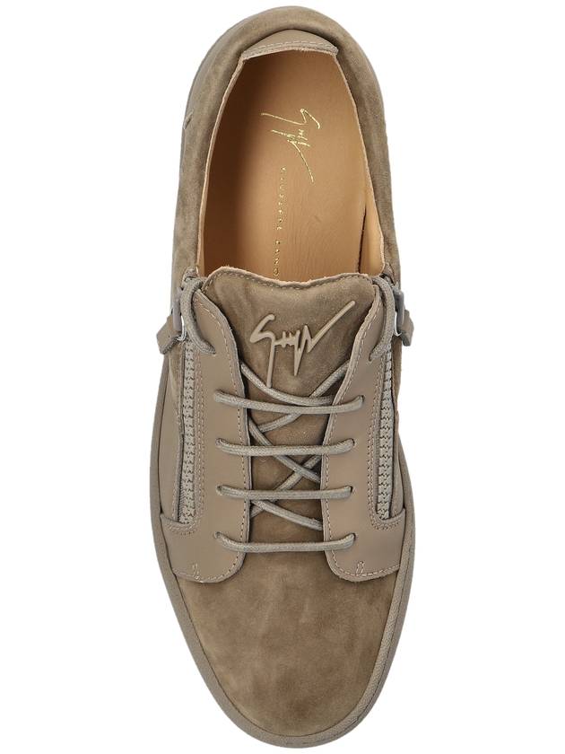 Giuseppe Zanotti Suede Sneakers, Men's, Beige - GIUSEPPE ZANOTTI - BALAAN 6