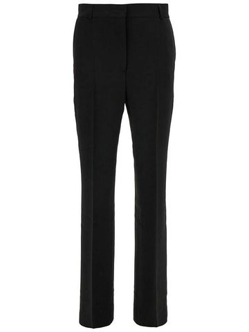 Black Flared Tailored Pants In Viscose Blend Woman - TOTEME - BALAAN 1